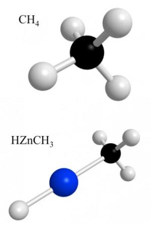 Metal-methane Hybrid Molecule